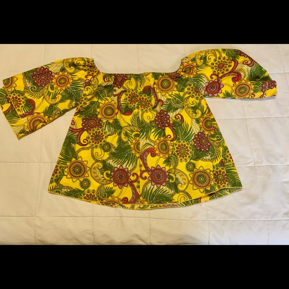 Ankara plus size top